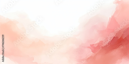 pink watercolor background, pink gradient color background, banner design.Soft pastel pink watercolour canvas. banner pink peach watercolor