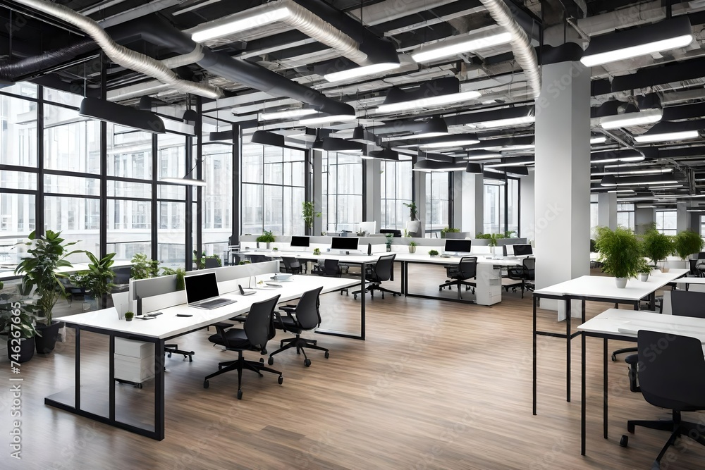 workspace commercial building interior In workspace commercial building interior In