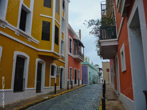 San Juan, Puerto Rico, tropical island in the Caribbean sea perfect for dream holiday vacation or cruise destination with historic architecture, sandy beaches and colonial heritage lush vegetation