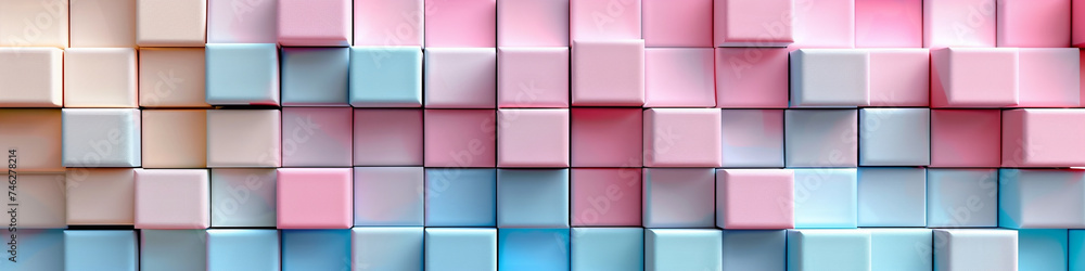 AI art, colorful cube background AI art, colorful cube background