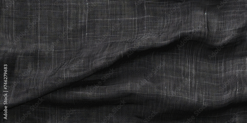 texture black linen on dark background, Natural silk linen fabric texture texture background. black canvas texture black linen on dark background, Natural silk linen fabric texture texture background. black canvas