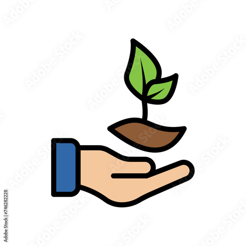 Holding Plant Filled Style