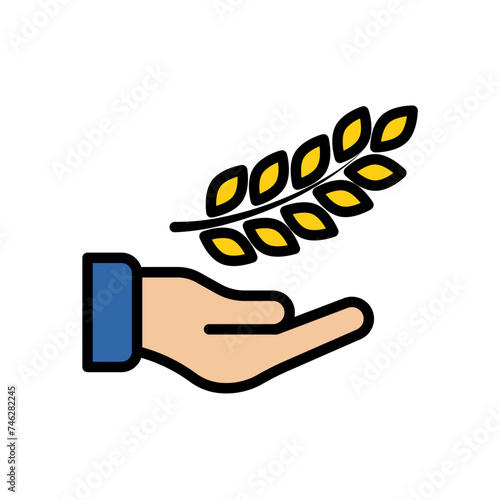 Holding Wheat Filled Style