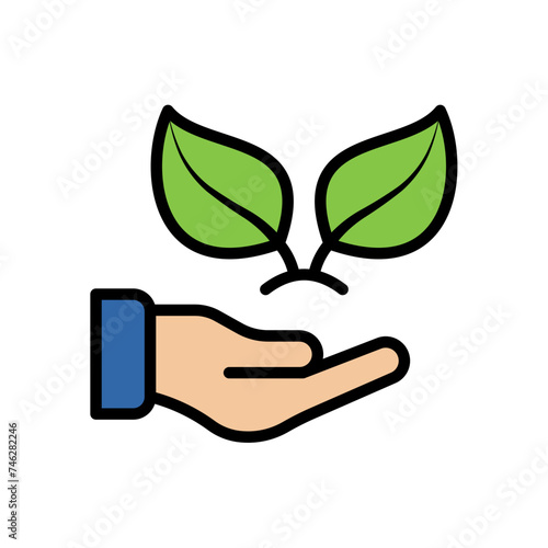 Holding Plant Filled Style