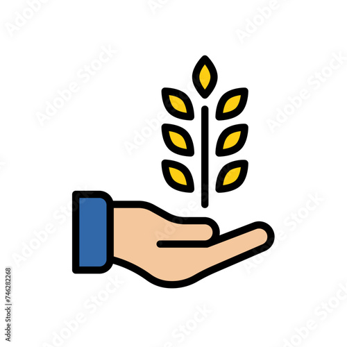Holding Wheat Filled Style