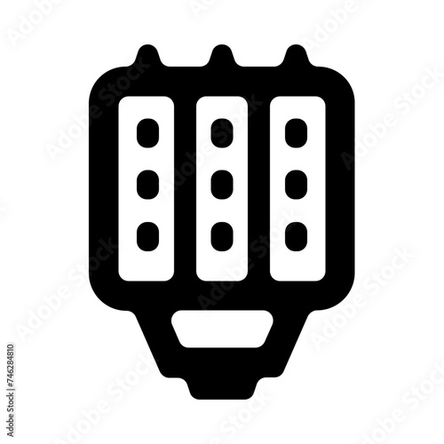 Fluorescent Led Lamp Lightbulb Line Icon