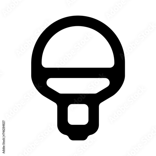 Led Lamp Lightbulb Line Icon