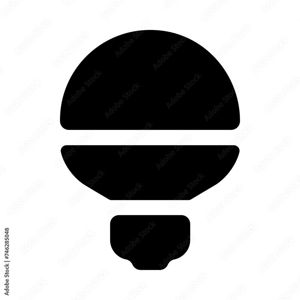 Led Lamp Lightbulb Solid Icon Led Lamp Lightbulb Solid Icon