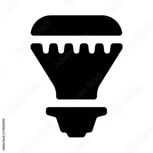 Led Lamp Lightbulb Solid Icon