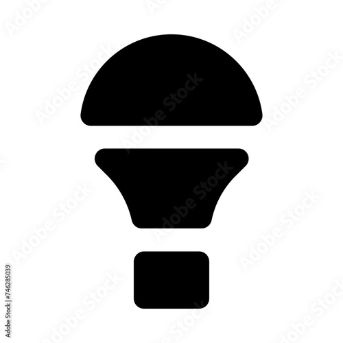 Led Lamp Lightbulb Solid Icon