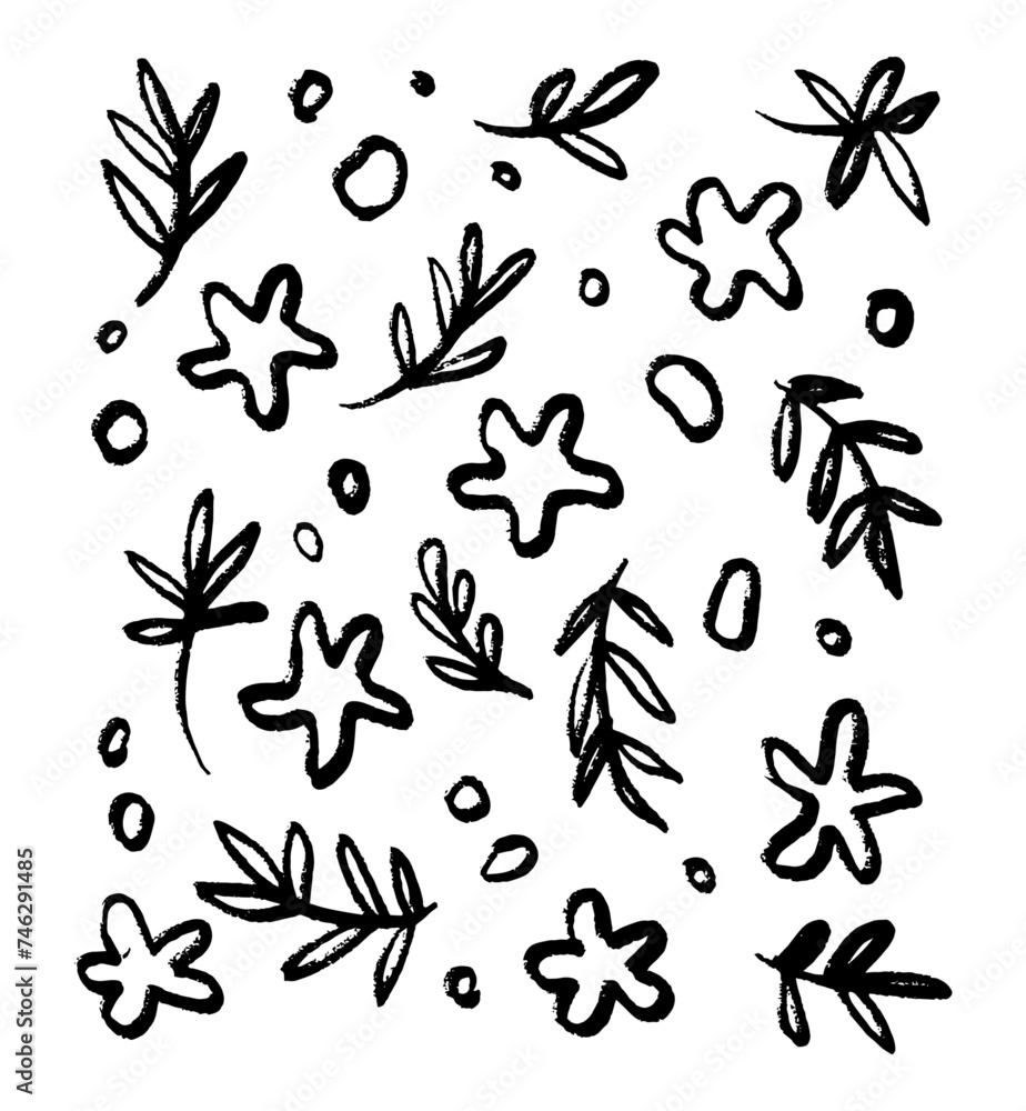 Fototapeta premium floral pattern illustration