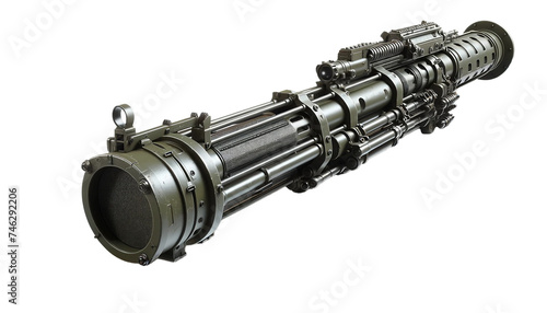 Isolated bazooka. Anti-tank grenade launcher photo