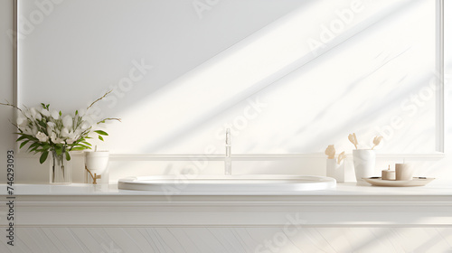 The Epitome of Luxury Living in Your Home Through the White Stone Basin Countertop Statement