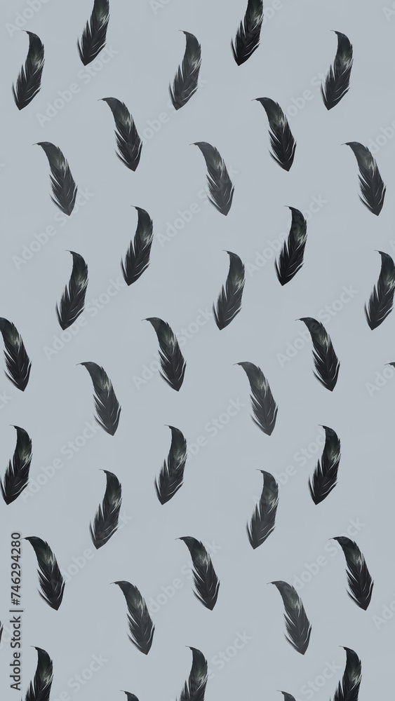 Feather pattern background