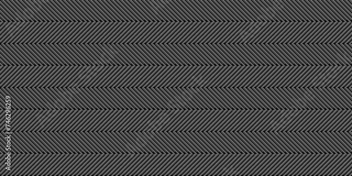 Black diagonal carbon fiber seamless texture pattern vector illustration. Textile fabric, car tuning or cloth macro seamless kevlar crisscross texture background.