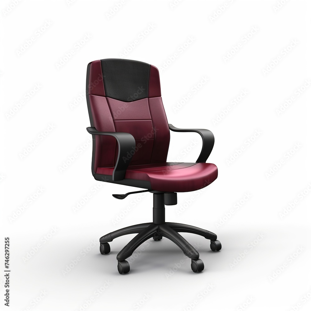 Fototapeta premium Office chair maroon