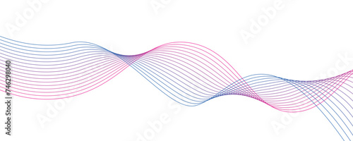 Wave Element design vector image for graphic design decoration or backdrop design © Badi