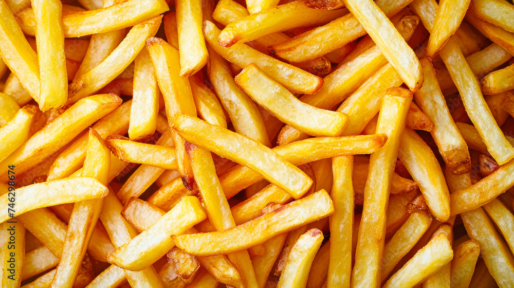 Heap of Crispy Potatoes on a Table Heap of Crispy Potatoes on a Table