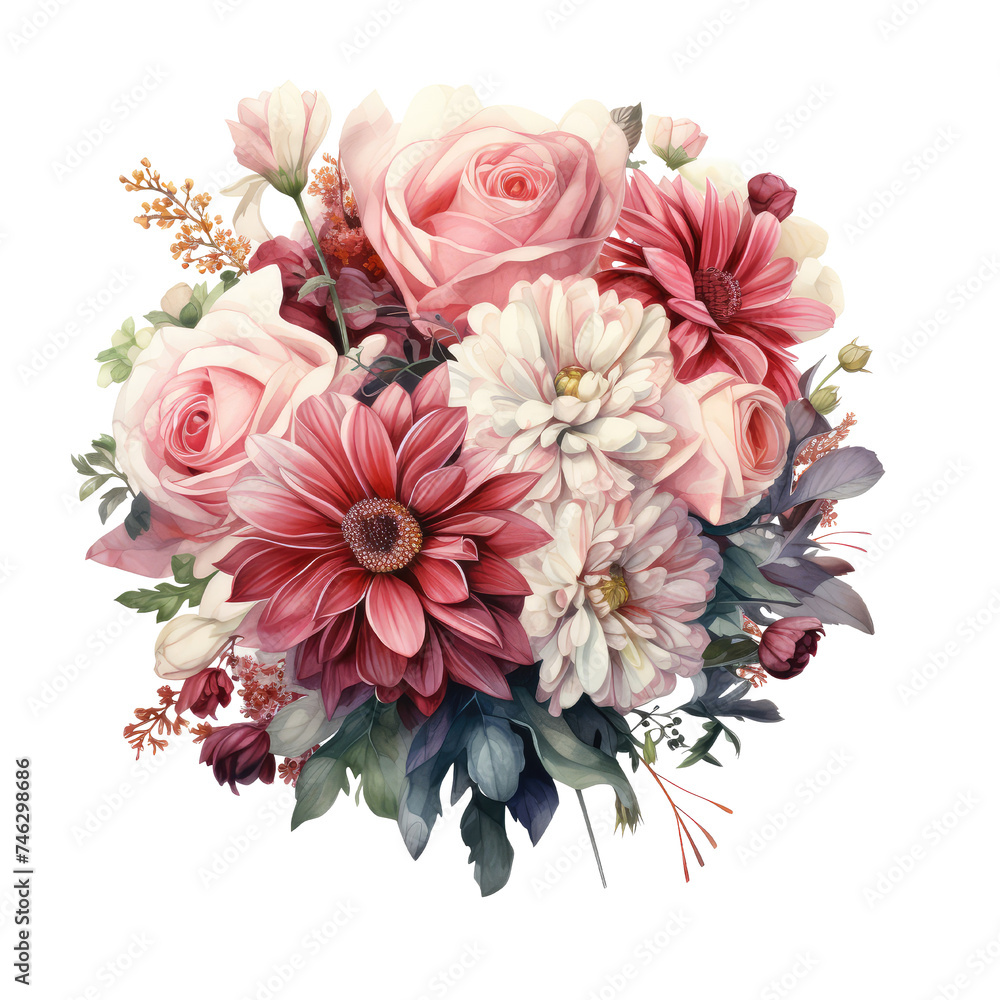 Bouquet of flowers for a special Valentine's day celebration perfect wedding Bouquet of flowers for a special Valentine's day celebration perfect wedding