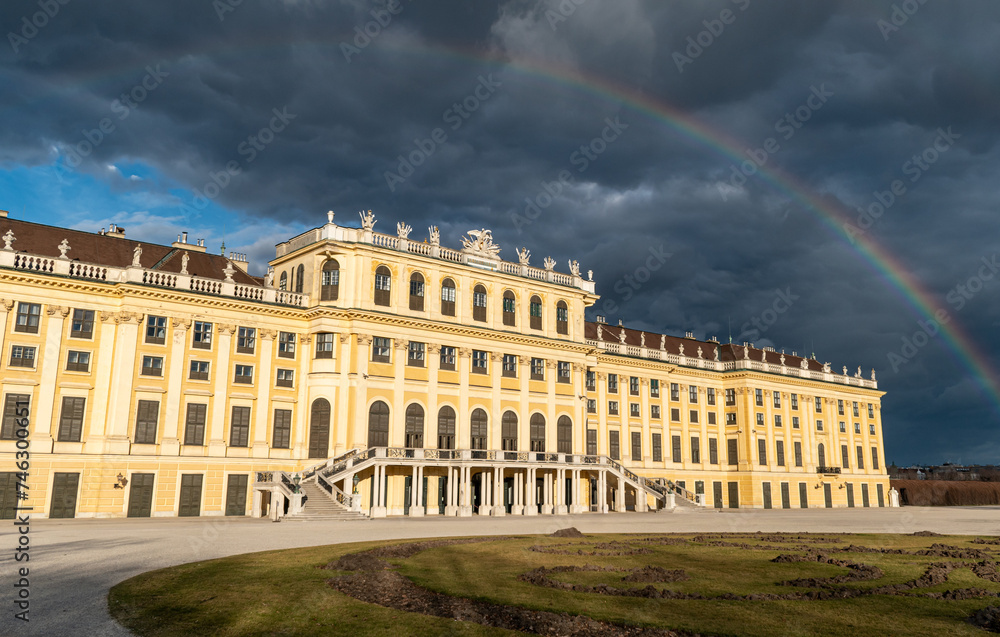 Schönbrunn Palace in Vienna, Austria
