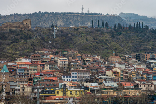 Historical part of Tbilisi city