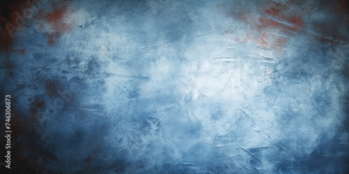  grunge blue background with scratches wall textured background, old vintage blue wall background,banner