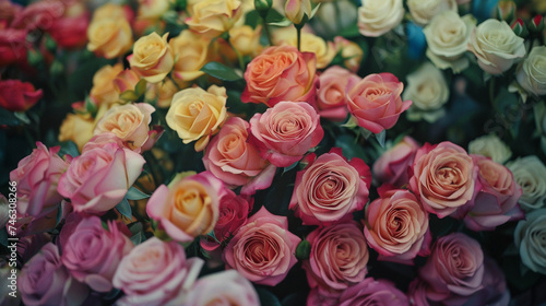 Blooms of Romance: Romantic Bouquet for Special Occasions, Generative AI