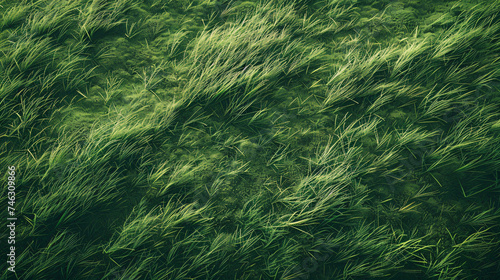 Green grass field texture background.