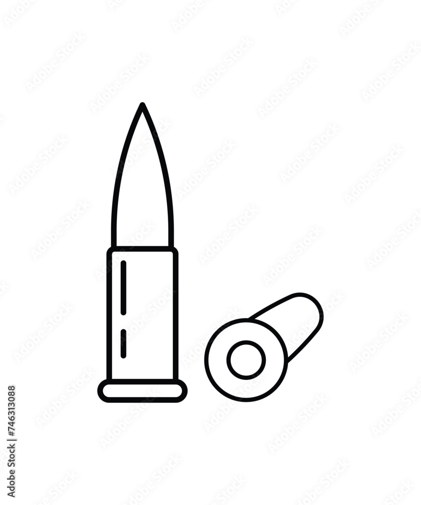 bullet icon, vector best line icon. bullet icon, vector best line icon.