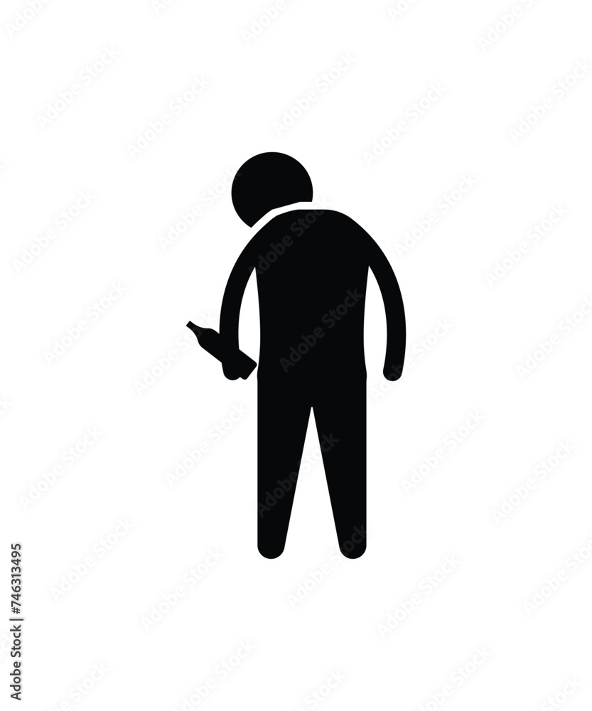 drink man icon, vector best flat icon. drink man icon, vector best flat icon.