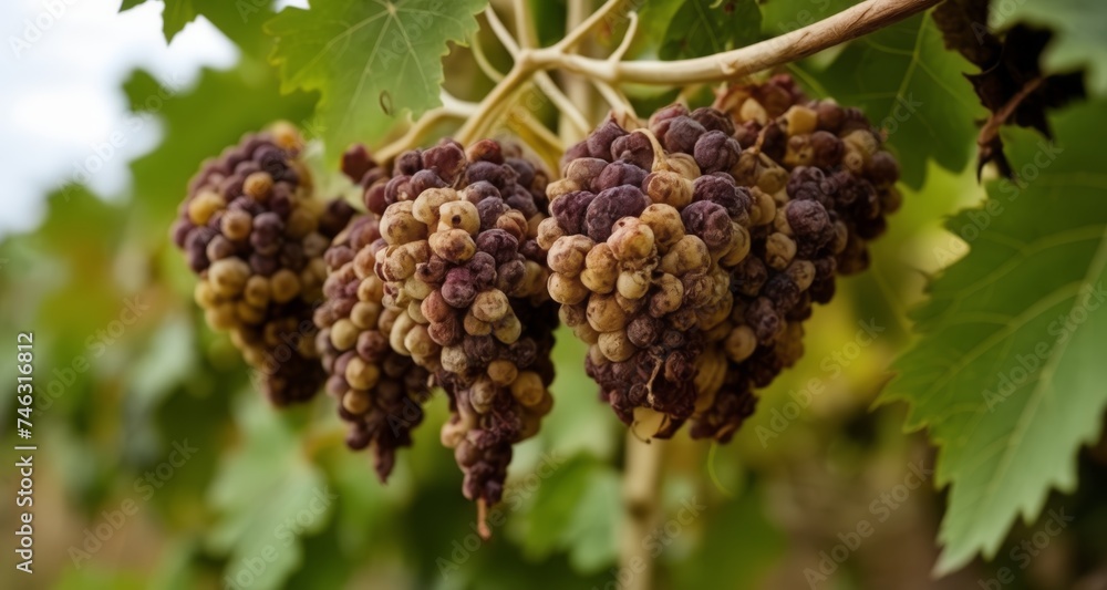  Bountiful harvest of grapes, ready for picking