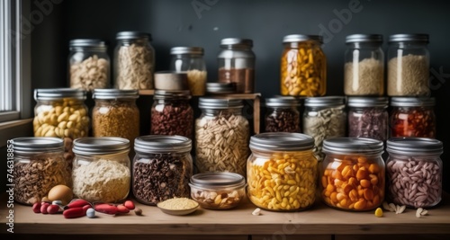  A pantry of colorful grains and seeds, ready for culinary adventures