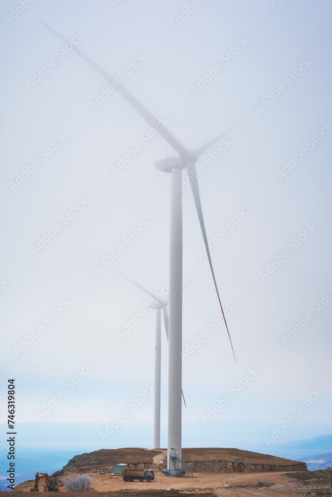 Vertical of wind turbines in Livno, Bosnia and Herzegovina Vertical of wind turbines in Livno, Bosnia and Herzegovina