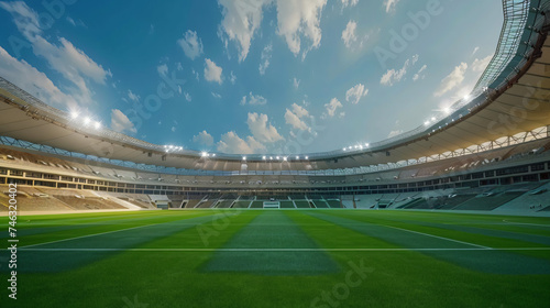 3D Render Al Janoub Stadium Qatar world cup