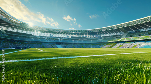 3D Render Al Janoub Stadium Qatar world cup © Hareem