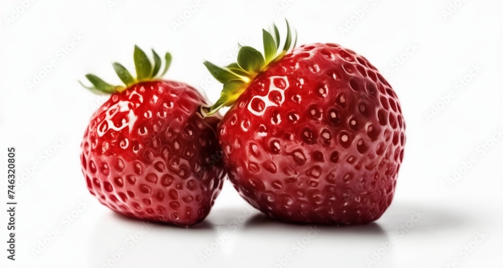 Fresh and juicy strawberries, perfect for a summer snack! Fresh and juicy strawberries, perfect for a summer snack!