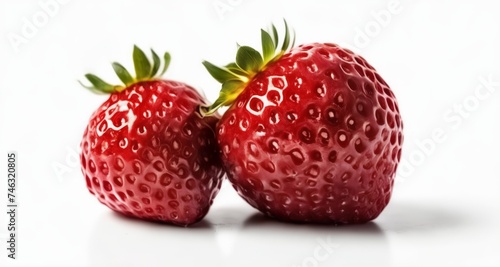  Fresh and juicy strawberries  perfect for a summer snack 