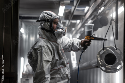 spraypainter at work