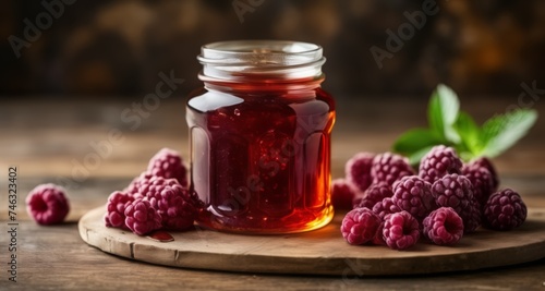 Homemade raspberry jam, a taste of summer in a jar