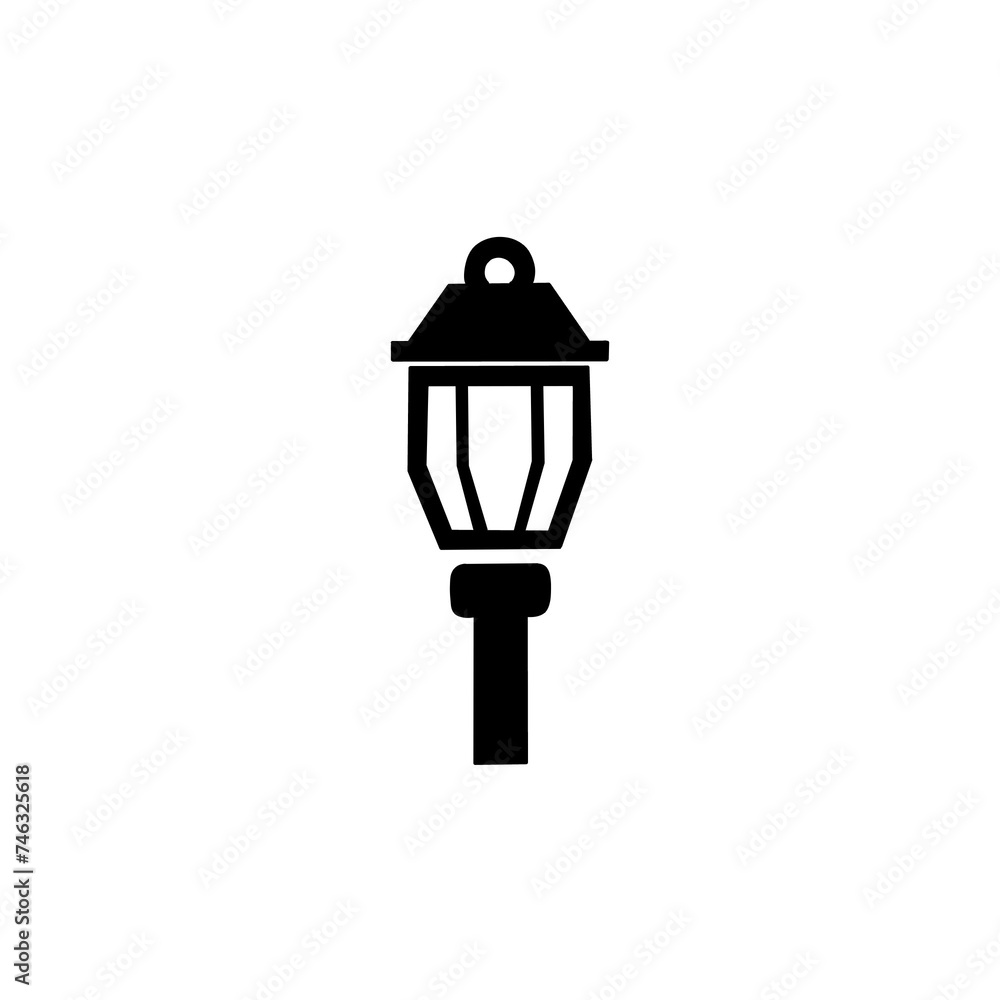 street lamp vector icon street lamp vector icon
