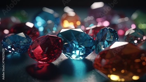 closeups of diamonds