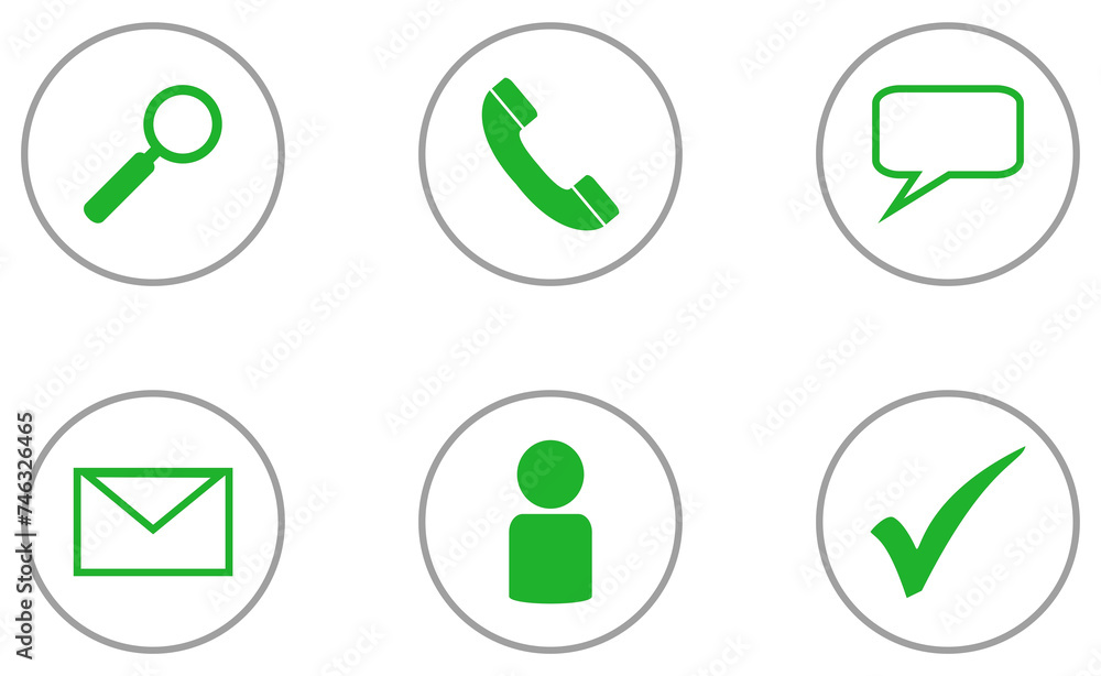 Kontakt Buttons für Homepage grün und grau Kontakt Buttons für Homepage grün und grau