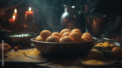 laddoos in bowl