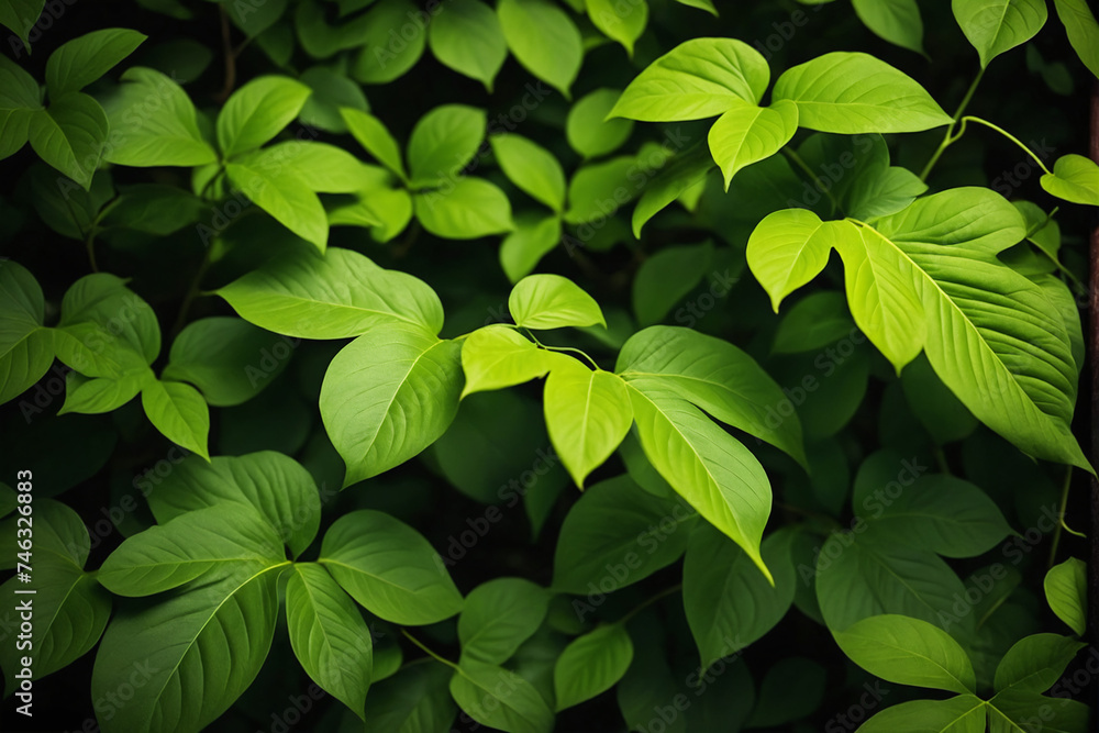 Abstract green leaves background Abstract green leaves background