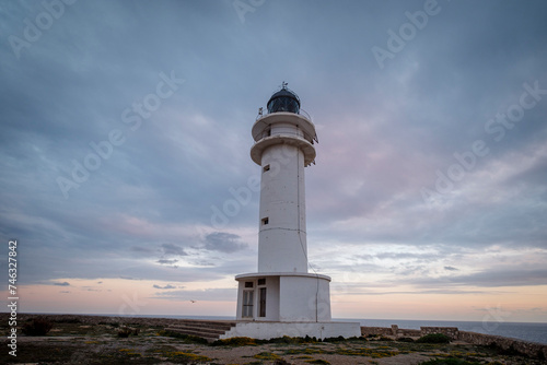 Cape Barberia Lighthouse, Formentera, Pitiusas Islands, Balearic Community, Spain © Tolo