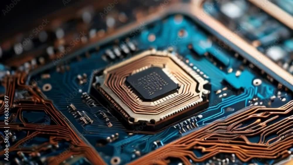 the intricate circuitry of a microchip, highlighting the complexities of modern computing technology and the power it holds in shaping the digital landscape the intricate circuitry of a microchip, highlighting the complexities of modern computing technology and the power it holds in shaping the digital landscape