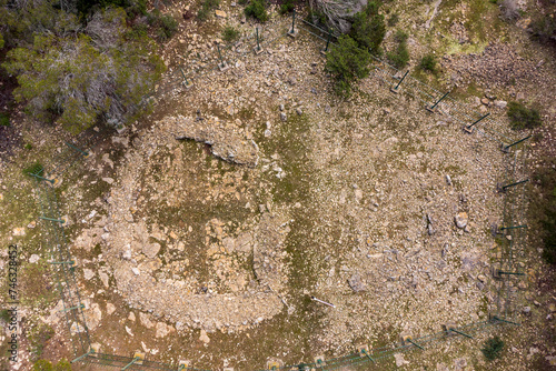 Wallpaper Mural archaeological site Barbarìa III , Formentera, Pitiusas Islands, Balearic Community, Spain Torontodigital.ca