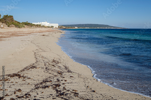 Migjorn beach, Ca Marí, Formentera, Pitiusas Islands, Balearic Community, Spain