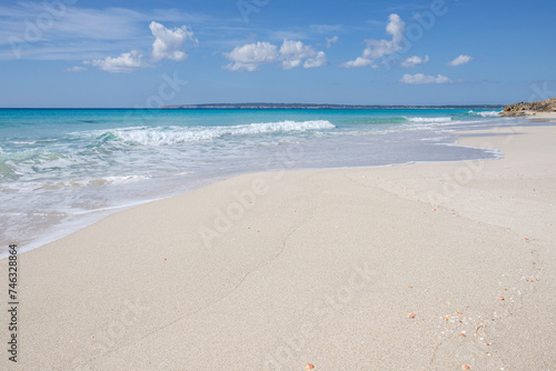 Es Arenals, Migjorn beach, Formentera, Pitiusas Islands, Balearic Community, Spain photo