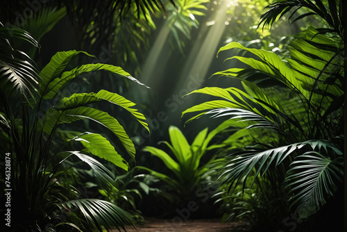 Abstract jungle background